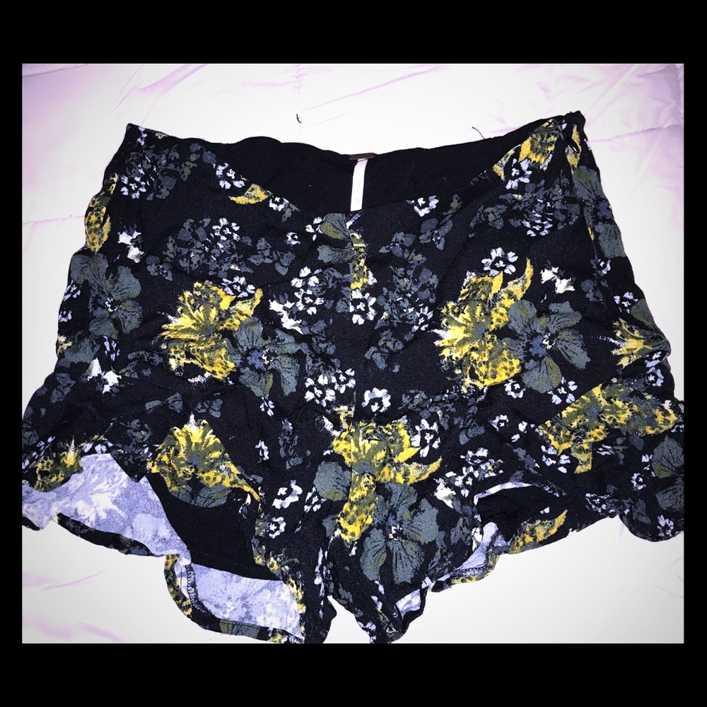 Free people flower shorts